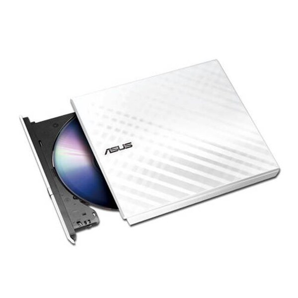 Asus 8X USB2.0 DVD+/RW Slim External Writer (White), Retail SDRW08D2S